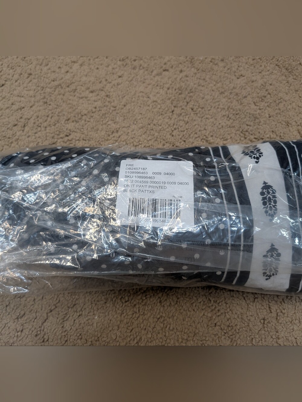 New Free People Movement On It Printed Balloon Pants, Sold Out Online - Picture 7 of 7